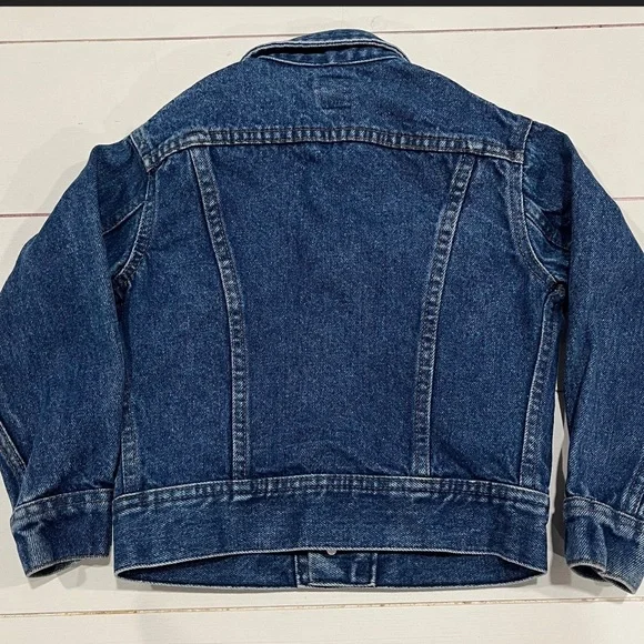 Lee Jean Jacket Vintage Childs Sz 8 Trucker Jacket USA Made